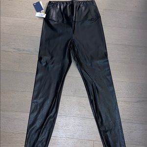 High waisted Pleather leggings